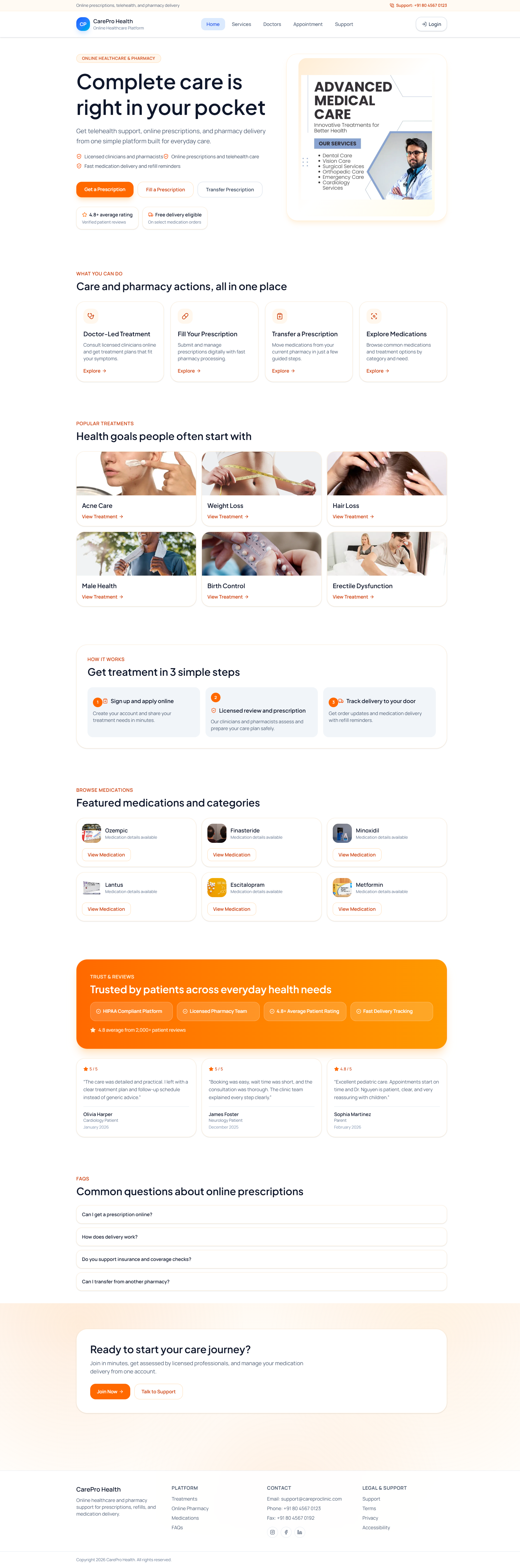 CarePro Health - Healthcare Platform