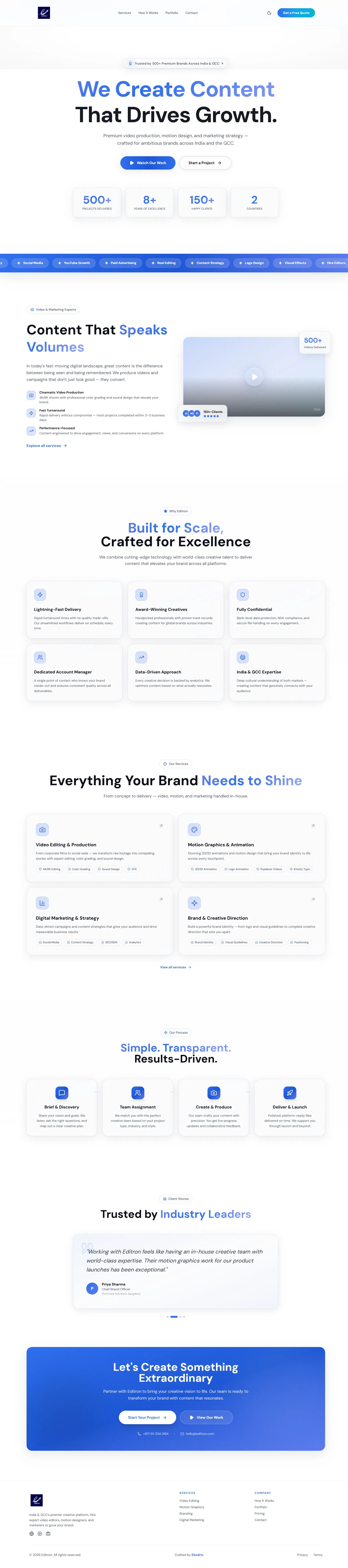 Editron Studio - Creative Agency